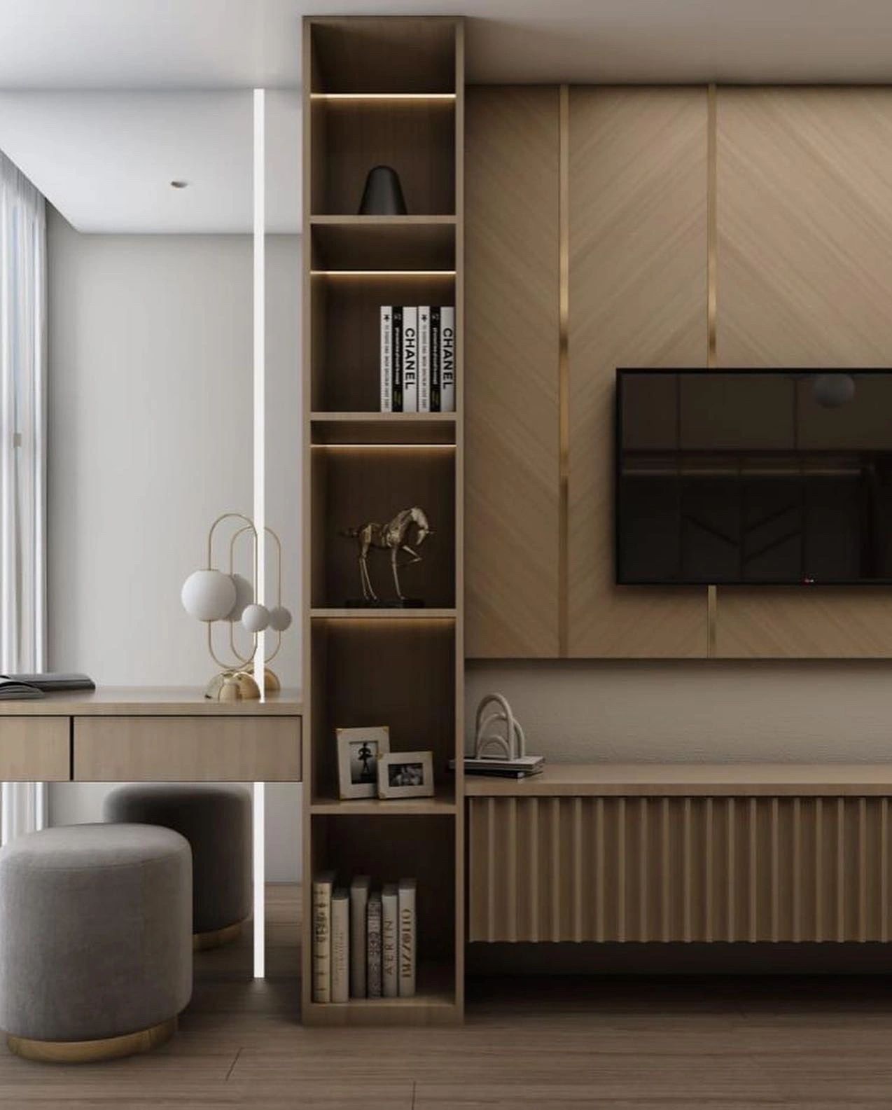 Luxury villa grand living room marble Dubai